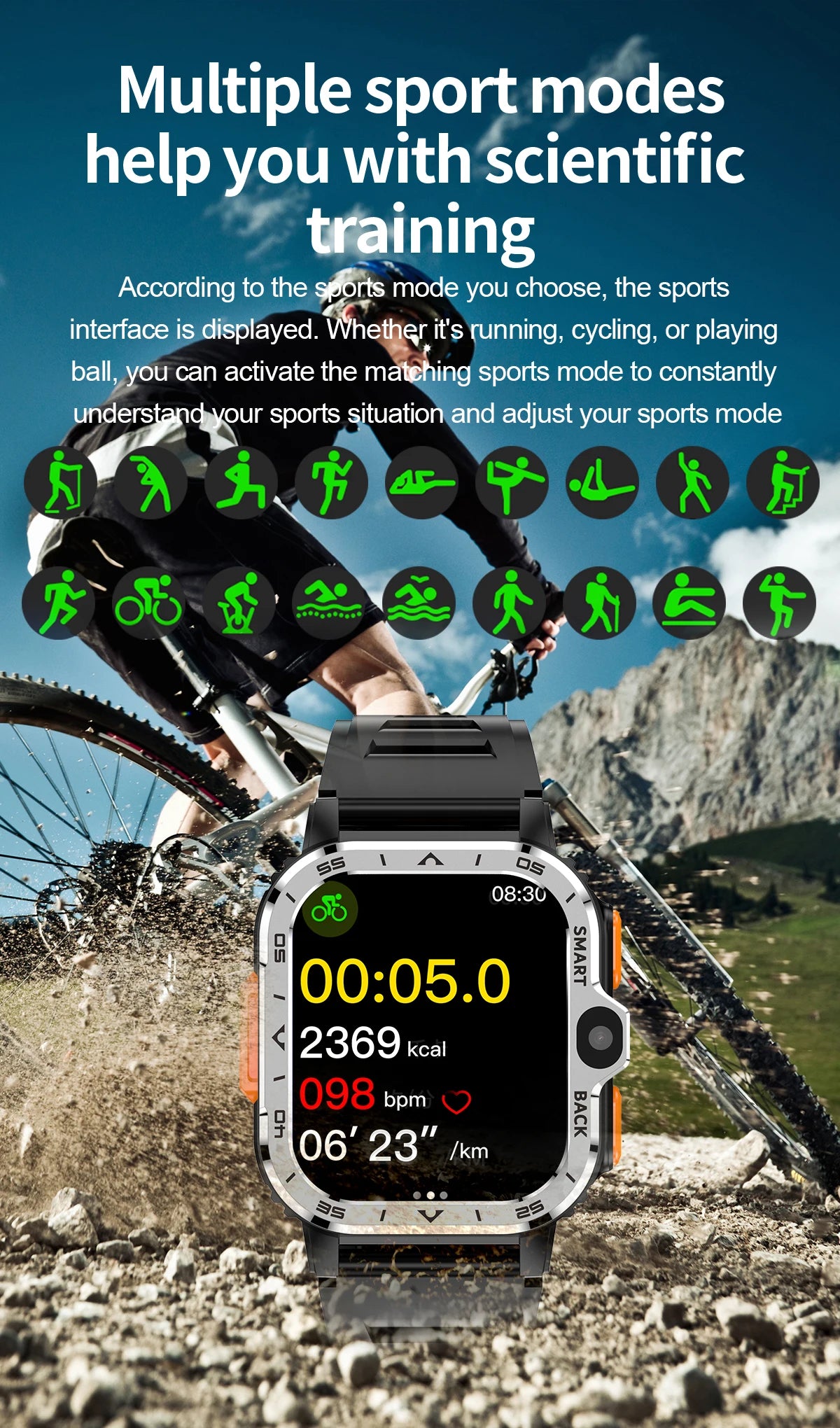 Nuovo 4G LTE PGD Android Astuto Della Vigilanza GPS 16G/64G ROM HD Doppia Fotocamera SIM Card Bluetooth WIFI Wireless Sport Tracking Smartwatch