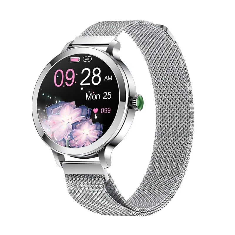 2023 New NX7 Women AMOLED Screen Magnetic Strap Bluetooth Smart Watch Heart Rate Monitor Physiological Period Remind Smartwatch