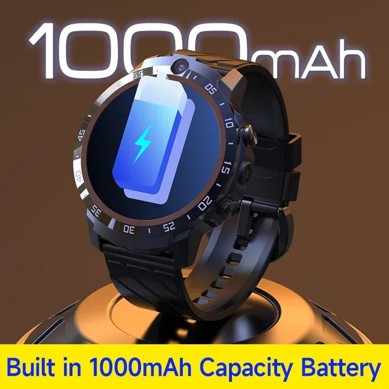 4G LTE MT27 Smart Watch  1.6 " Screen 1000mAh Battery  Multi-Function Game 128gb Super Endurance Dual Camera Smartwatch