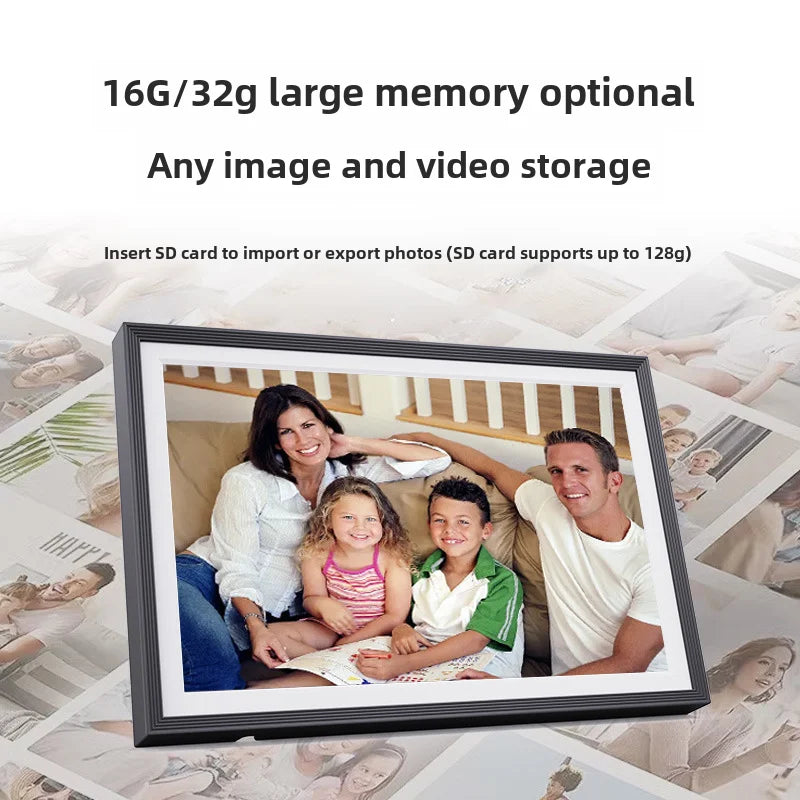 2024 New 10 inch smart cloud digital photo frame frameo app 1280x800 IPS touch screen 32g electronic album digital picture frame