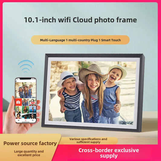 2024 New 10 inch smart cloud digital photo frame frameo app 1280x800 IPS touch screen 32g electronic album digital picture frame