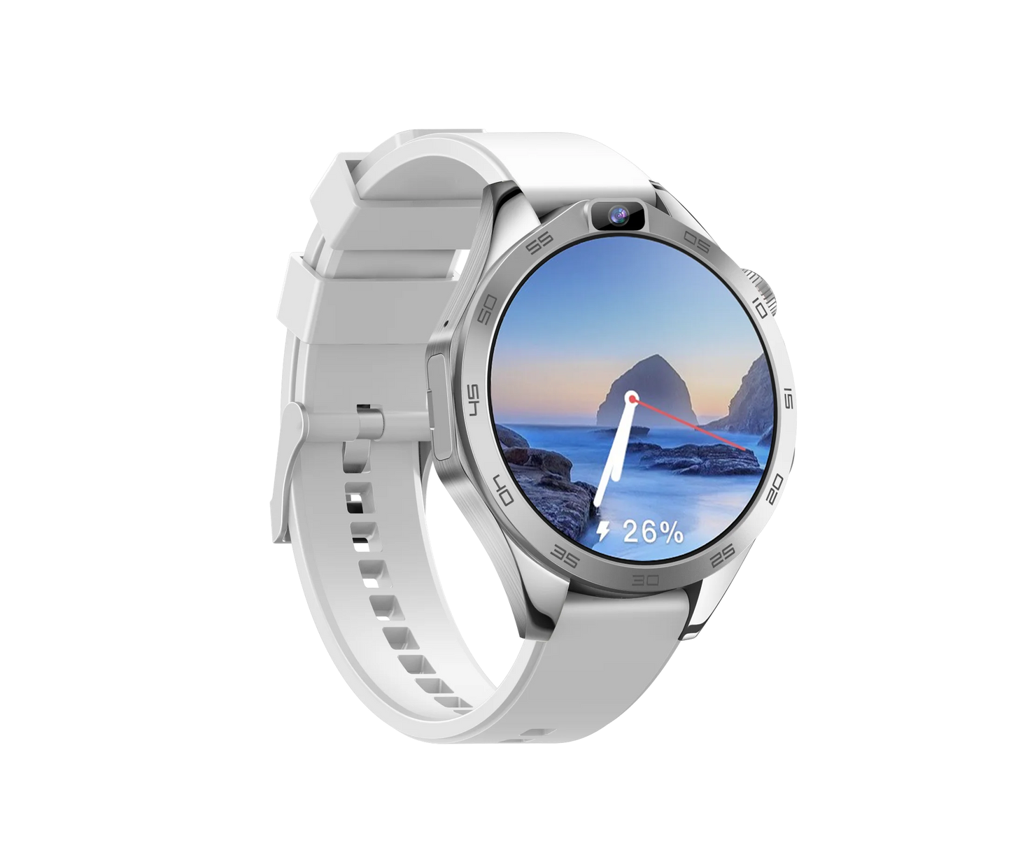 4G LTE Satellite Nevigation X11 Android Smartwatch 1.85 بوصة Amoled Screen APP تحميل بطارية 1380 mAh كاميرا مزدوجة Smartwatch