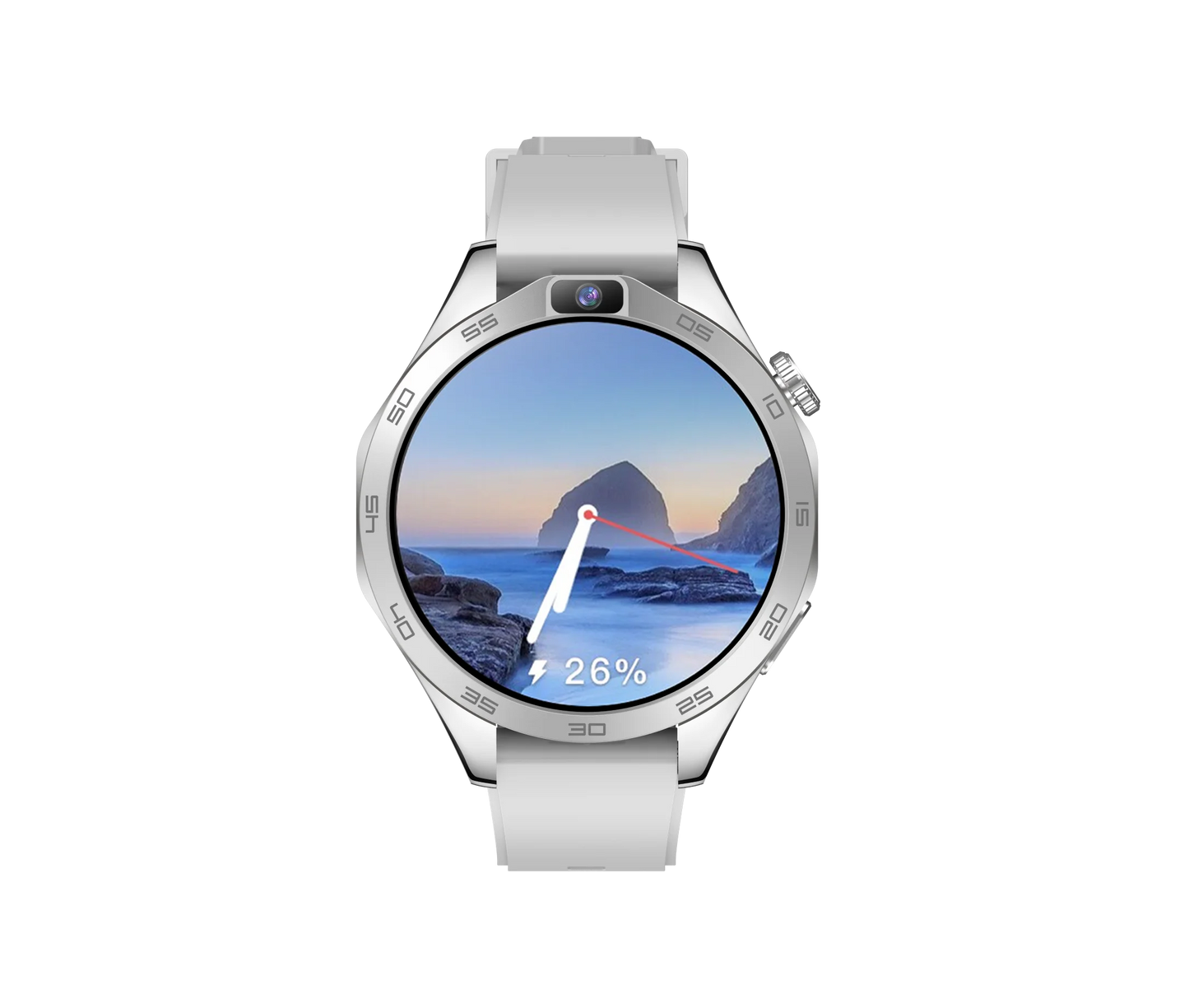 4G LTE Satellite Nevigation X11 Android Smartwatch 1.85 بوصة Amoled Screen APP تحميل بطارية 1380 mAh كاميرا مزدوجة Smartwatch