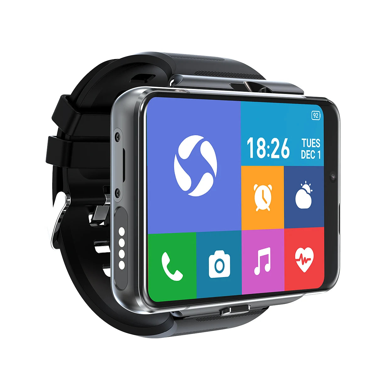 Smart Watch 4G LTE Android 9.0 Phone Watch Big Touch Screen Movie Ebook 2300mah Battery 4GB 64GB   Memory 13MP Camera Smartwatch